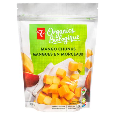 Pc Organics Organic Mango Chunks Pcca