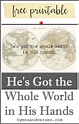 He's Got the Whole World in His Hands - A Sunday Hymn | Hymns and Verses