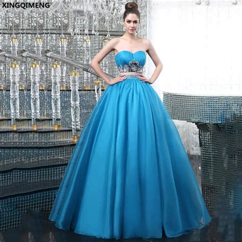 Buy Light Blue 2 Piece Prom Dresses Crystals Sweet 16