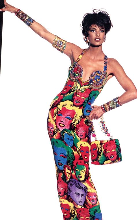 Versace Springsummer 1991 Campaign Linda Evangelista Photographed By