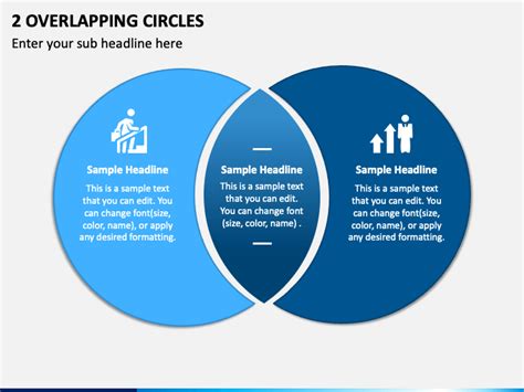 2 Overlapping Circles Powerpoint Presentation Slides Ppt Template