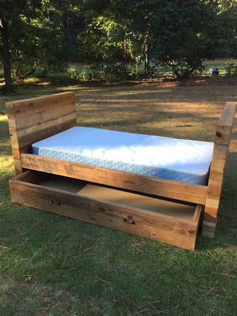 Product titlebaneberry simple solid wood natural trundle bed by d. daybed, day bed, Custom bed, headboard - built-to-order ...