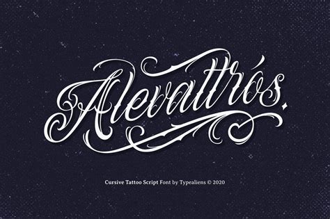 30 Best Tattoo Fonts And Lettering Design Shack