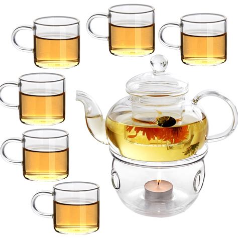 Locaupin High Borosilicate Glass Flower Teapot Set Scented Tea Glass Teapot Shopee Malaysia