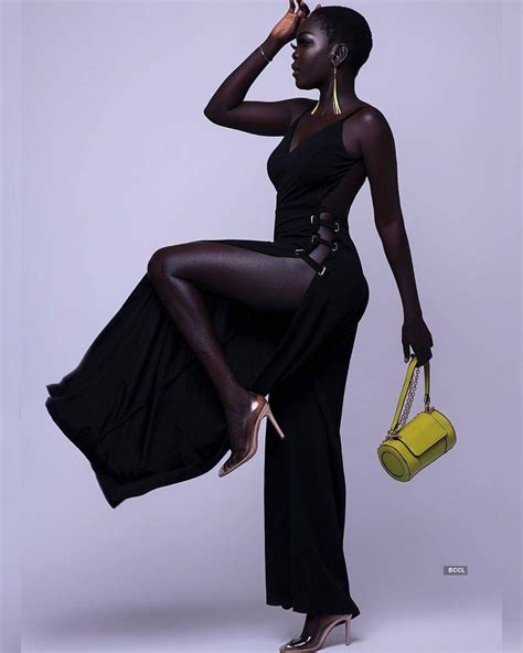 Sudanese Model Nyakim Gatwech Dubbed As ‘queen Of The Dark’ Becomes The Next Instagram Sensation
