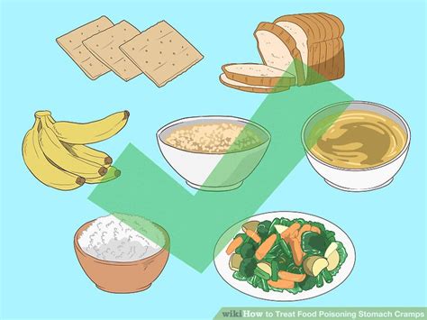 That doesn't mean you shouldn't eat them, but it does mean you need to treat those foods right. 3 Simple Ways to Treat Food Poisoning Stomach Cramps - wikiHow