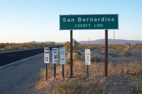 San Bernardino County Line | Entering San Bernardino County … | Flickr