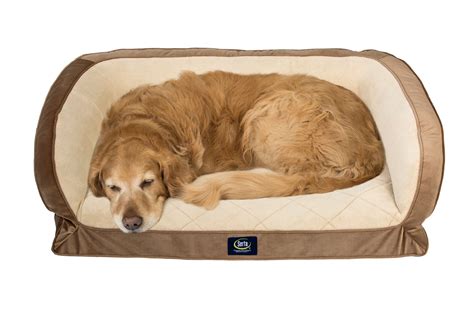Serta Orthopedic Memory Foam Couch Pet Dog Bed Large Color May Vary