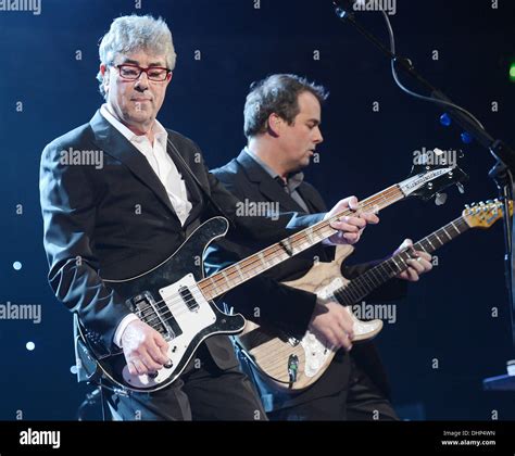 Graham Gouldman And Mick Wilson Of 10cc Performs On Stage At The Royal