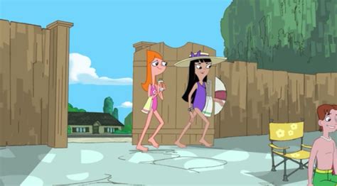 Image Candace And Stacy Walking Into Jeremys Backyardpng Phineas