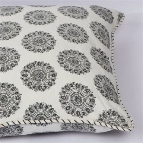 Multicolor Hand Block Print Cotton Cushions Cover Size X Inches