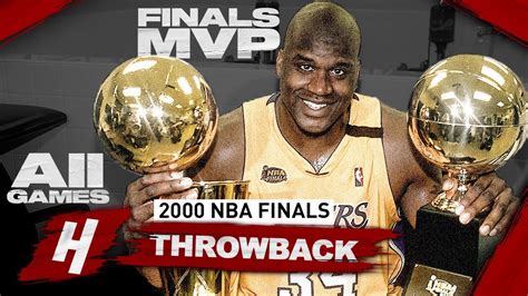 Shaquille O Neal 1st Championship Full Series Highlights Vs Pacers 2000 Nba Finals Finals Mvp