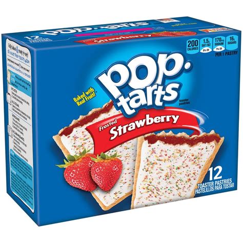 A Product Of Kelloggs Pop Tarts Frosted Strawberry 22oz 12 Count