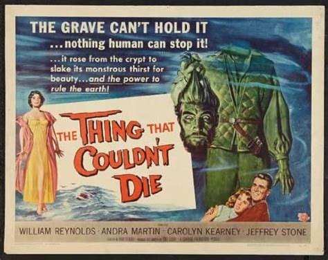 The Thing That Couldnt Die Framed Poster Movie Style A 11