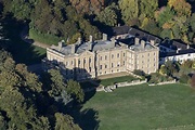 Riddlesworth Hall aerial image - 1792 country house in Norfolk. Now ...