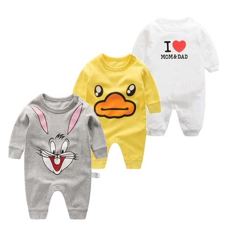 2018 Kids Jumpsuit Product Spring Autumn Baby Clothing Cartoon Baby