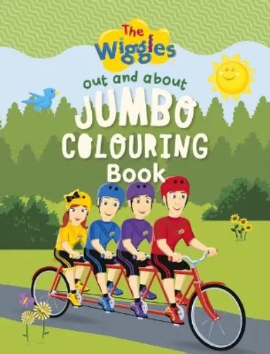 The Wiggles Wiggles Out And About Jumbo Colouring Book Paperback Us