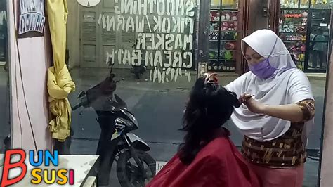 561 Women Haircut Boblayer Gunting Rambut Bob Pendek Bun 💓 Youtube