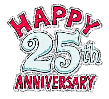 Here are the best gifts you could purchase for the 50th first date or wedding anniversary of friends or celebrating a couple's 50th wedding anniversary is a special time. Happy 25th Anniversary - Free animation (animated gif)