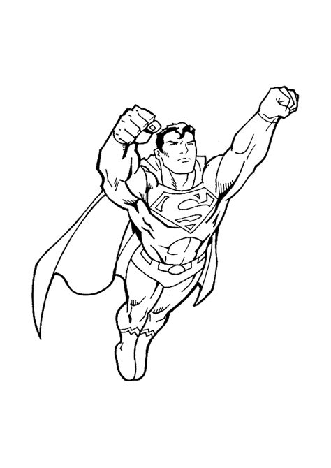 Coloring Page Superman 83627 Superheroes Printable Coloring Pages