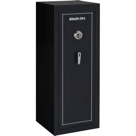 Stack On 16 Gun Security Safe With Biometric Lock Steel