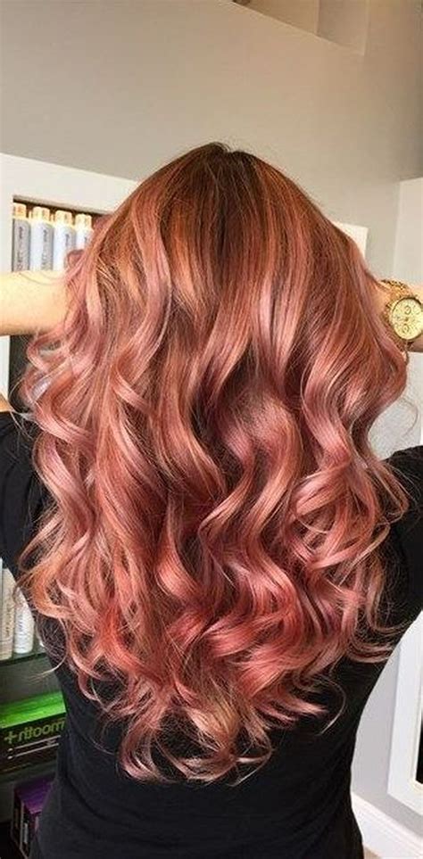 Beautiful Rose Gold Hair Color Ideas Hair Color Auburn Warm Hair Boxed Hair Color