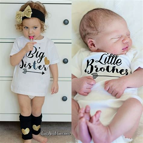 big sister little sister or big brother little brother outfits big sister shirt little sister