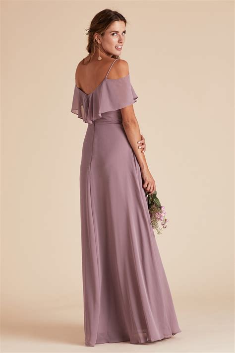 Jane Convertible Chiffon Bridesmaid Dress In Dark Mauve