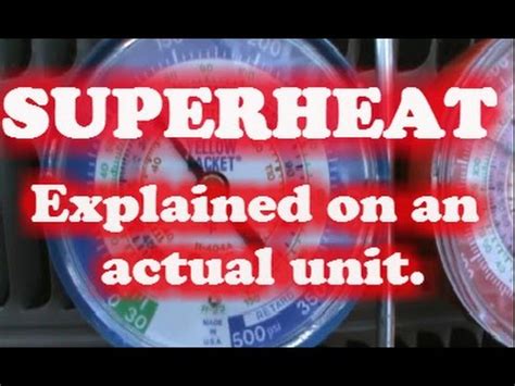 Detach your txv's sensing bulb and submerse completely into crushed ice. HVAC SUPERHEAT explained on a real unit. R-410A analogue ...