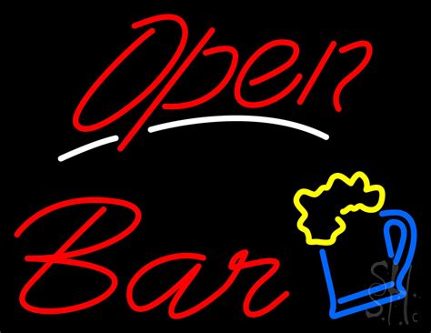 Open Bar Neon Signbar Open Neon Signs Every Thing Neon