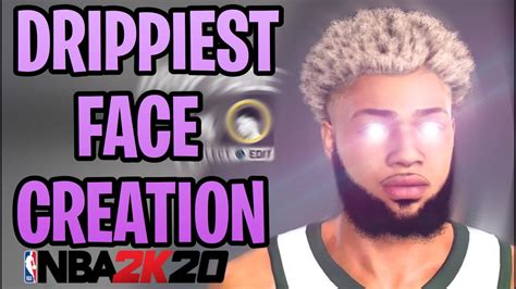 New Drippy Face Creation In Nba 2k20 Dribble God Youtube