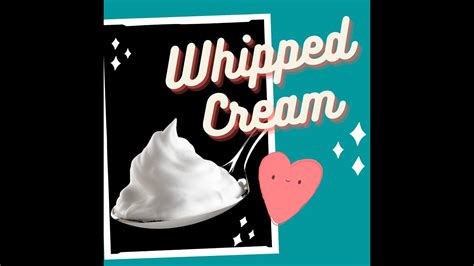 Whipped Cream Youtube
