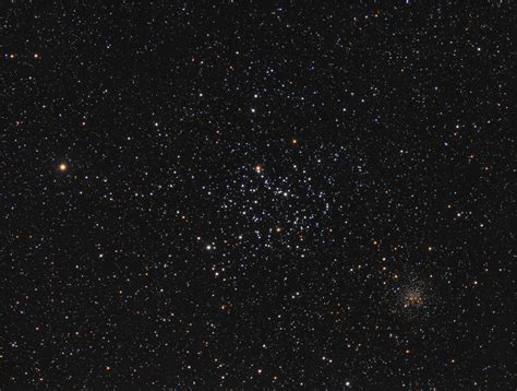M35 And Ngc2158 Open Clusters In Gemini Astrojolo