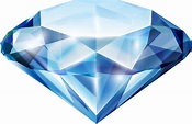 PNG Diamond Jewelry - Large Shiny Blue Diamond – Free Download