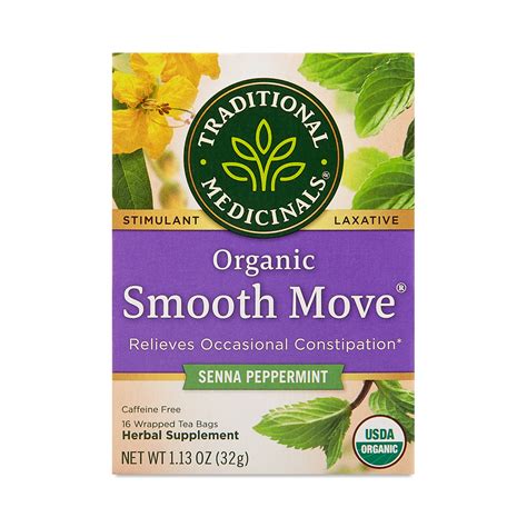 Organic Smooth Move Tea by Traditional Medicinals | Thrive Market