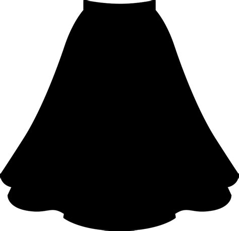 Plain Black Skirt Clipart Free Download Transparent Png Creazilla