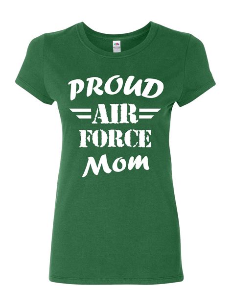 Proud Air Force Mom Womens T Shirt Military Patriot Heroic Mothers Day Shirt Ebay