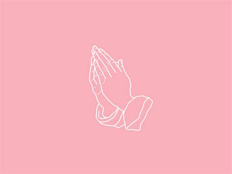 Praying Hands Holy Shining Emoji 