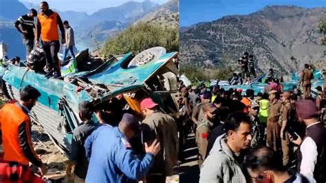 36 Killed 19 Injured As Bus Plunges Into Gorge In J Ks Doda India