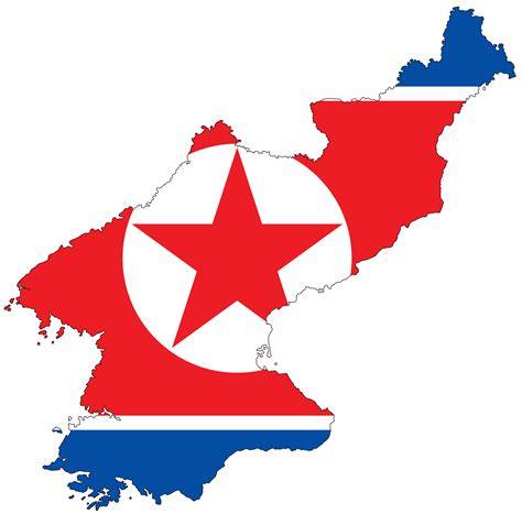 North korea south korea map, map, hand, monochrome, black png. North Korea Flag Map • Mapsof.net