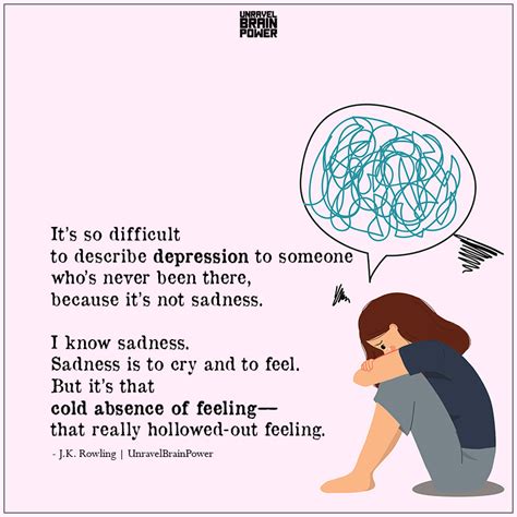 Its So Difficult To Describe Depression To Someone Unravel Brain Power