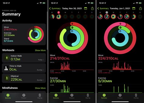 Workout log apple watch