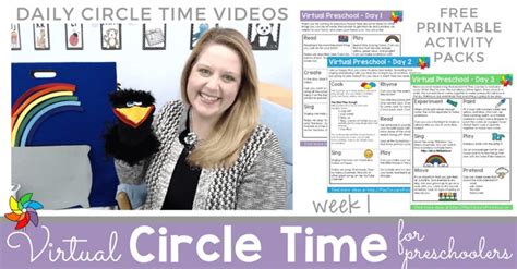 Virtual Preschool Circle Time In 2020 Preschool Circle Time