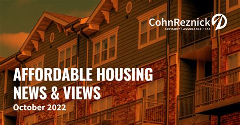 Affordable Housing News And Views October 2022 Cohnreznick