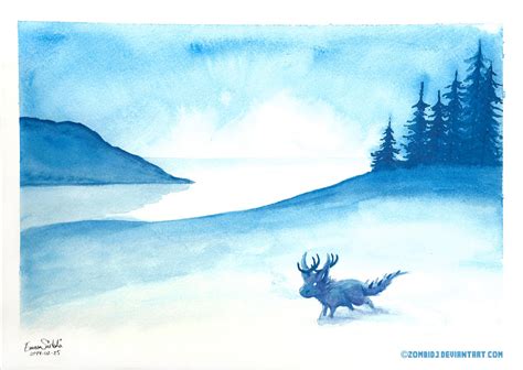 Winter Tundra By Zombidj On Deviantart