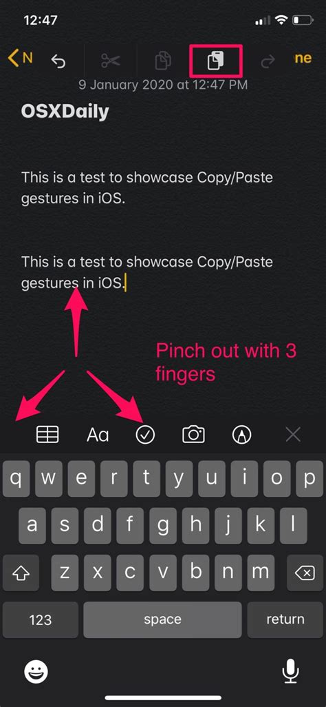 How To Copy And Paste On Iphone And Ipad With Gestures