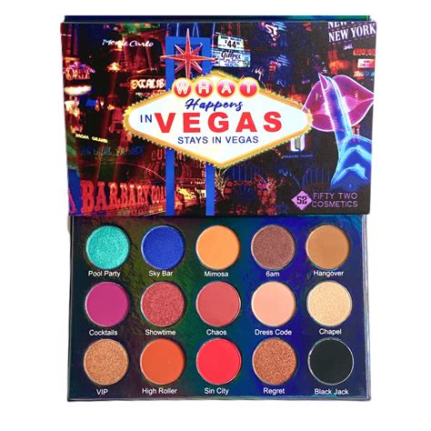 Las Vegas Makeup Palette Fifty Two Cosmetics In 2020 Vegas Makeup Las Vegas Photography