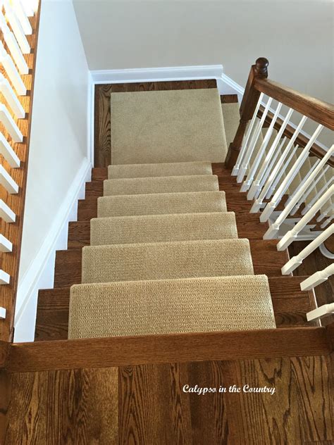 January is here, and i am now tackling some of the open items that fell to the wayside after the push to finish the house build in the late summer/early fall. A Sisal Substitute for the Stairs - Calypso in the Country