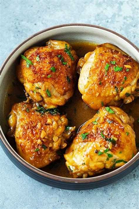 This search takes into account your taste preferences. Chicken thighs cooked with brown sugar garlic sauce ...