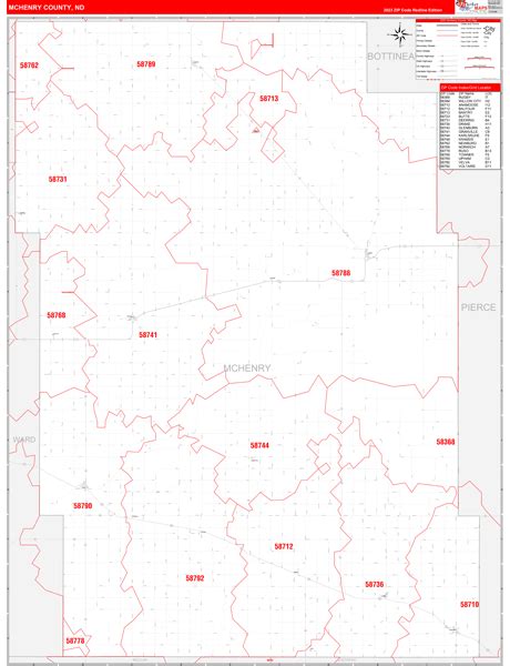 Maps Of Mchenry County North Dakota